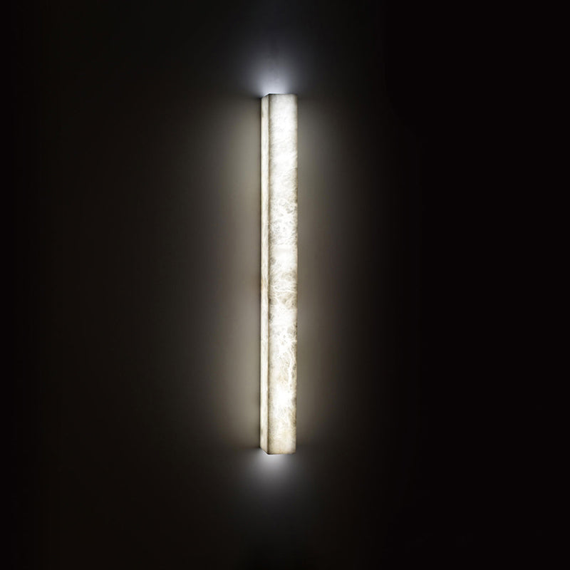 Rectangular Modern Alabaster Wall Light