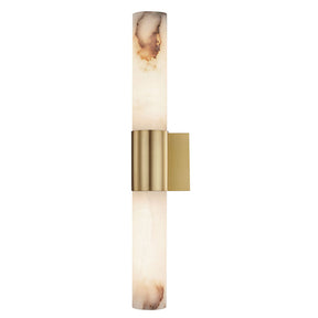 Modern Minimalist Alabaster Sconce for Hallway