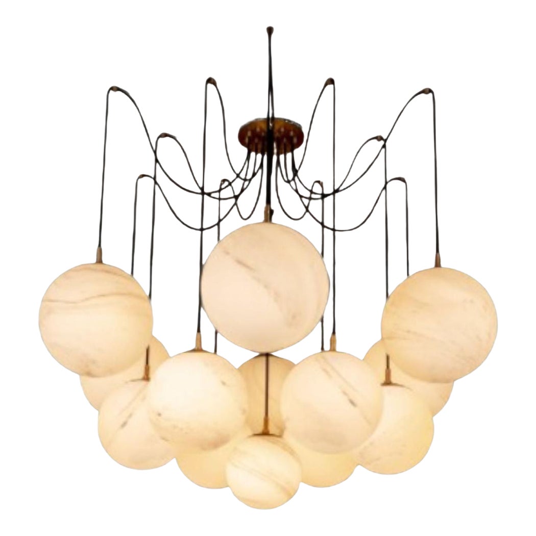 Luxurious Alabaster Chandelier