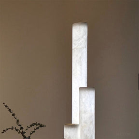 Artistic Alabaster Floor Lamp