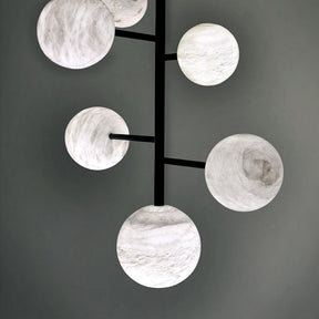 Evelyn Sphere Delight - Modern Artistic Alabaster Pendant Light