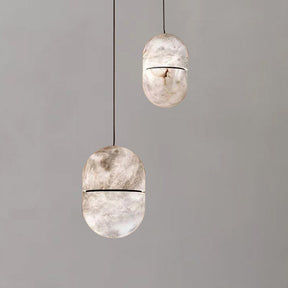 Alabaster Symmetry Pendant Light, Island Mini Pendant Light