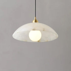 Alabaster Dome Pendant Light, Hanging Bowl Pendant for Living Room | Homevator