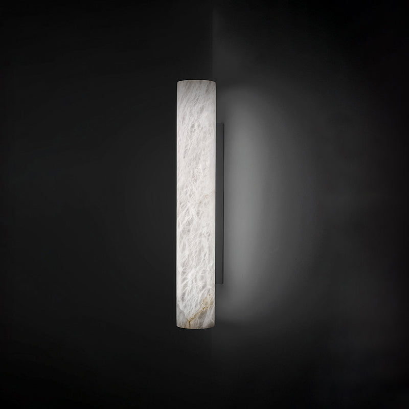 Grandeur Alabaster Linear Hallway Sconce