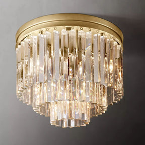 1920S Odeon Flush Mount Ceiling Light 20"| Homevator