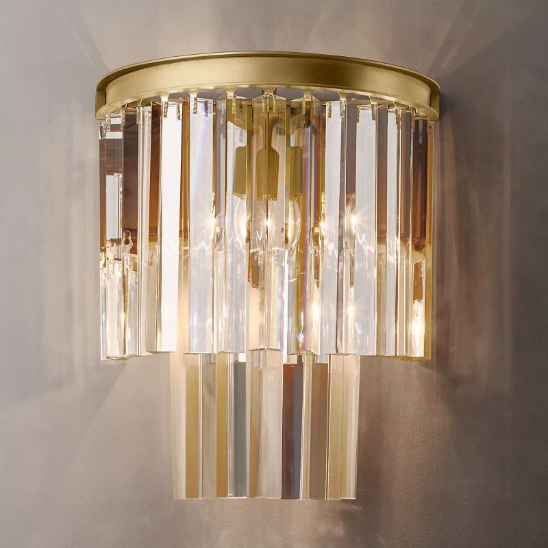 Crystal Wall Sconce, Modern Luxury Crystal Wall Light |Homevator