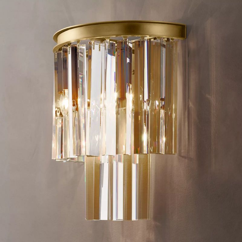 Crystal Wall Sconce, Modern Luxury Crystal Wall Light |Homevator