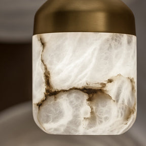 Serenity's Cascade - Modern Minimalist Alabaster Staircases Pendant Light