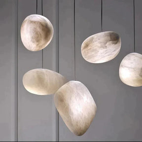 Alabaster Natural Stone Pendant Lights, Creative Pendant Light |Homevator