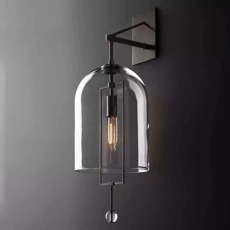 Glass Wall Sconce, Modern Luxury Wall Light with Glass Shade | Homevator