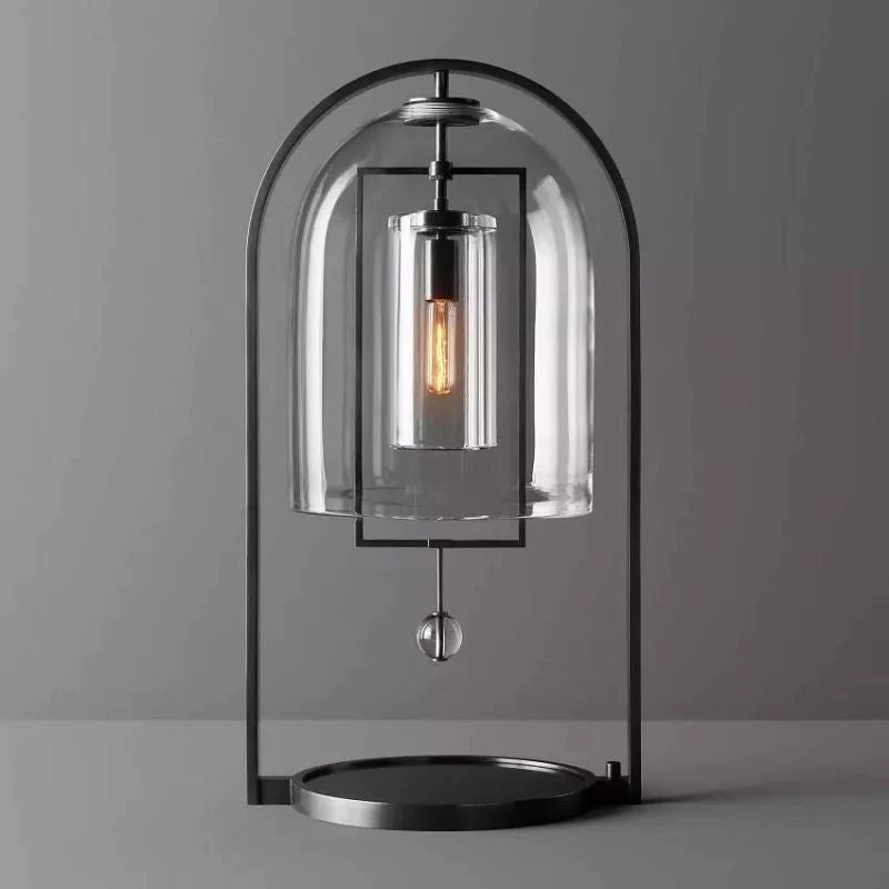 Glass Table Lamp, Modern Luxury Desk Lamp with Glass Shade | Homevator