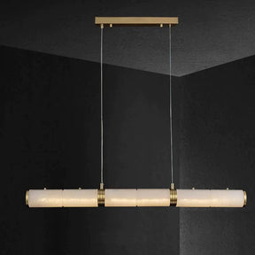 Modern Alabaster Chandelier for Dining Room and Kitchen Island | Homevator