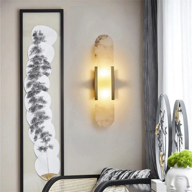 Alabaster Linear Wall Sconce | Homevator