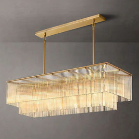 Amaro Rectangular Chandelier 54"