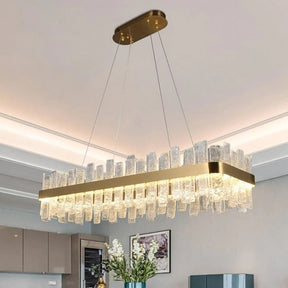 Andrea Rectangular Crystal Chandelier