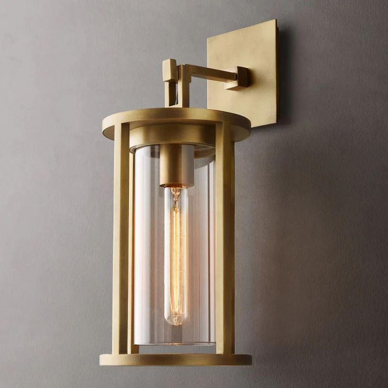 Bass Round Outdoor Sconce