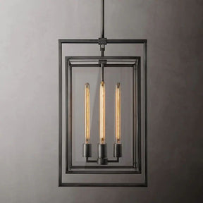 Bianca Glass Lantern Modern Pendant