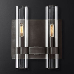 Felix Blown Glass Double Wall Sconce