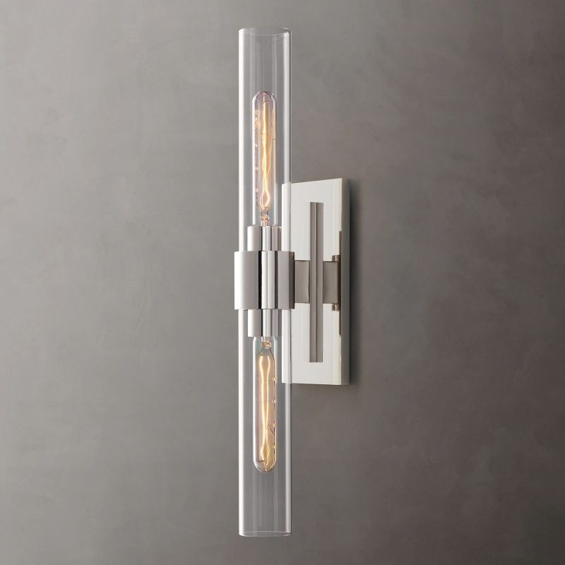 Felix Blown Glass Linear Sconce