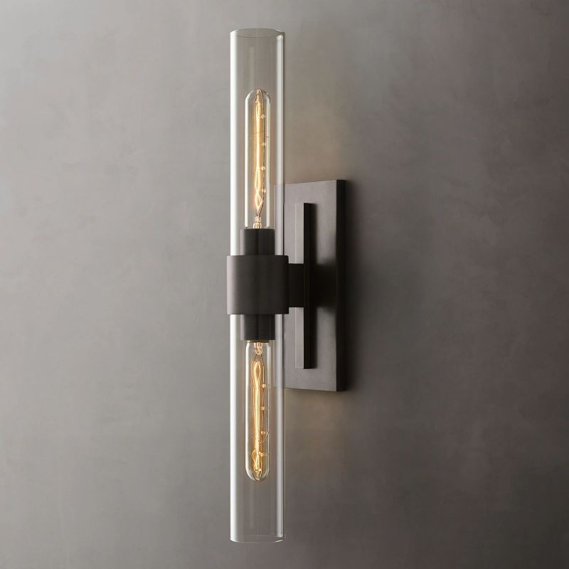 Felix Blown Glass Linear Sconce