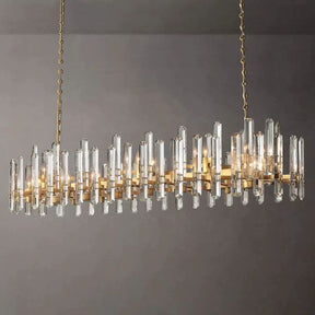 Natalia Prism Linear Chandelier 72"