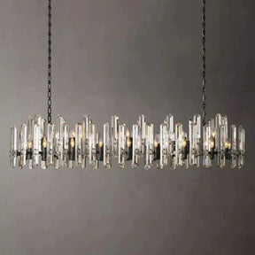 Natalia Prism Linear Chandelier 72"