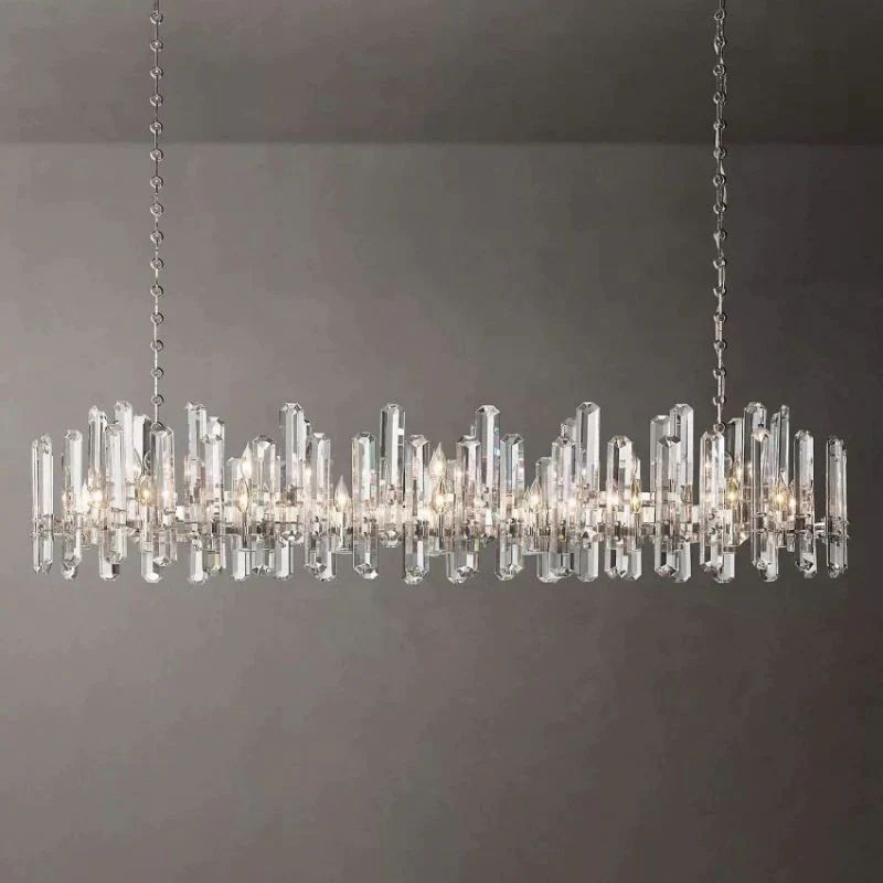 Natalia Prism Linear Chandelier 72"