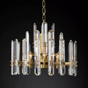 Natalia Prism Round Chandelier 24"