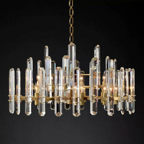 Natalia Prism Round Chandelier 36"