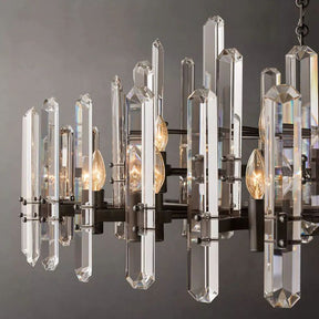 Natalia Prism Round Chandelier 48"