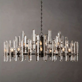 Natalia Prism Round Chandelier 48"