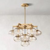 Cabrette Round Chandelier 36"