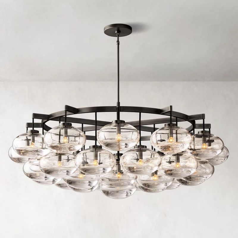 Cabrette Round Chandelier 60"