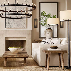 Camina Vintage Filament 2-Tier Chandelier