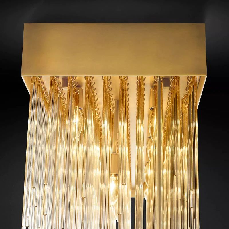 Cascaru Rectangular Chandelier 54"