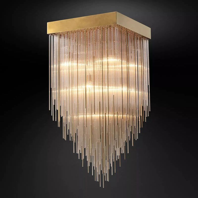 Cascaru Square Chandelier 30"