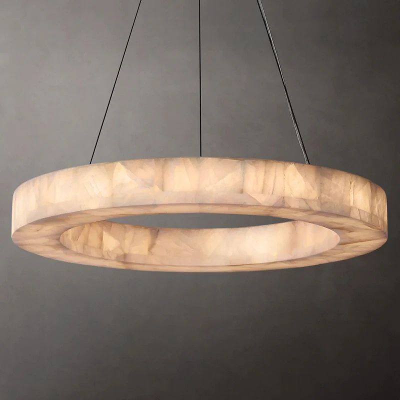 Phoebe Calcite Round Chandelier 31"40"60"