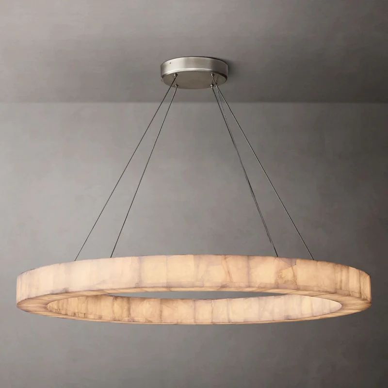 Phoebe Calcite Round Chandelier 31"40"60"