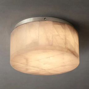 Alabaster Round Flush Mount Ceiling Light 6"10"14" | Homevator