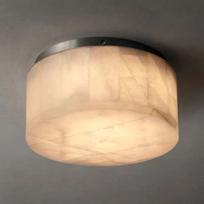 Alabaster Round Flush Mount Ceiling Light 6"10"14" | Homevator