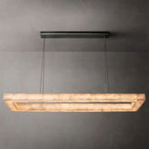 Phoebe Rectangular Calcite Chandelier 72"