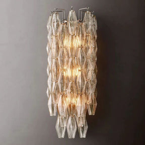 Chara Clear Glass Grand Wall Sconce