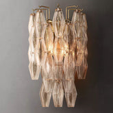 Chara Clear Glass Short Wall Sconce