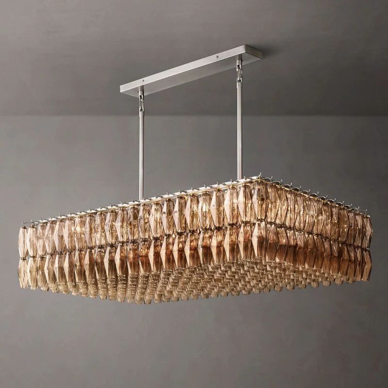 Chara Rectangular Chandelier 54"