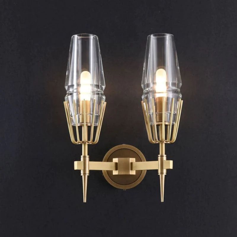 Delier Crystal Double Wall Sconce