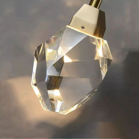 Dazzle Faceted Crystal Prisms Pendant