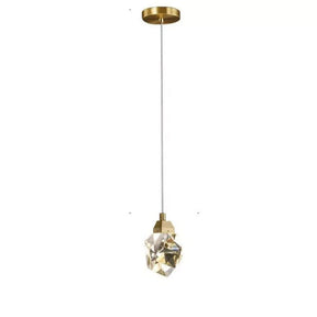 Dazzle Faceted Crystal Prisms Pendant