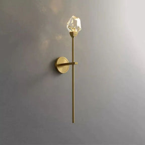 Dazzle Faceted Crystal Prisms Wall Sconce (Rod)