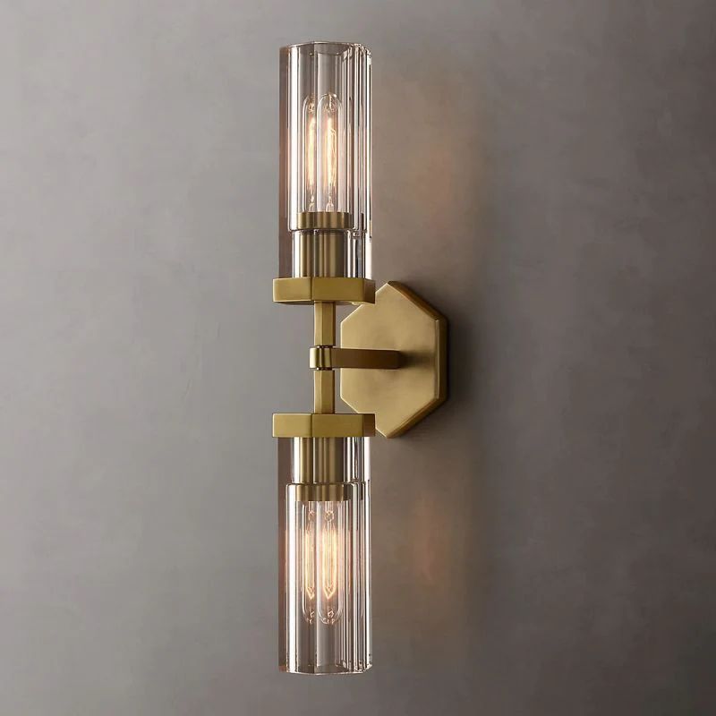 Liam Hexagonal Linear Short Wall Sconce