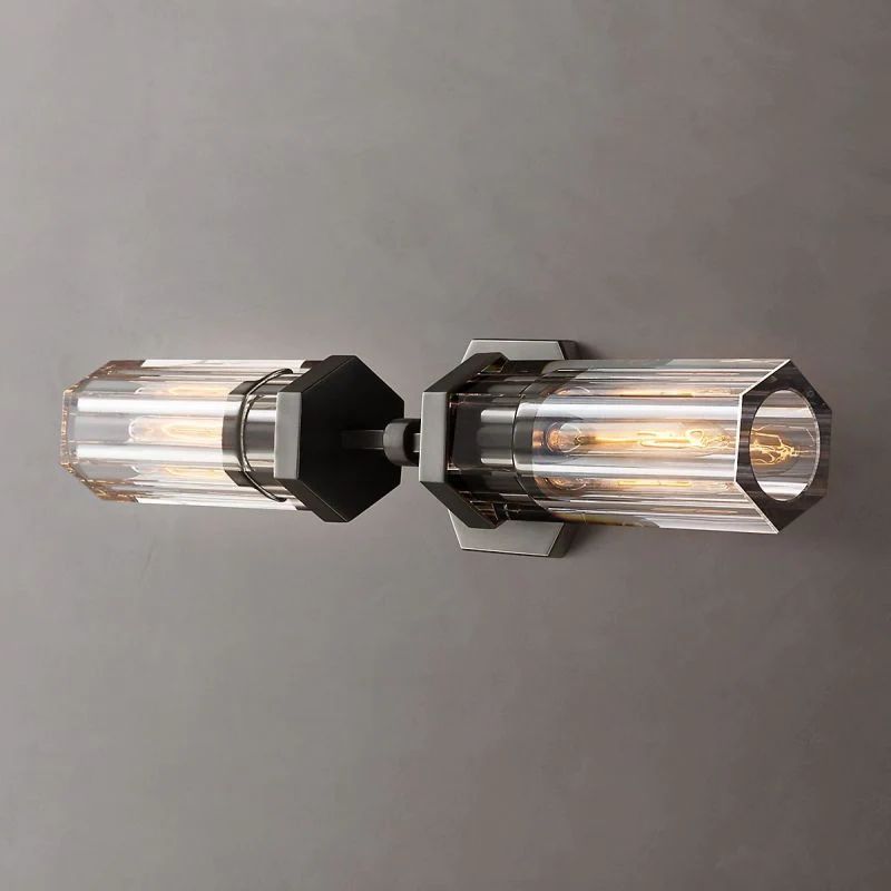 Liam Hexagonal Linear Short Wall Sconce